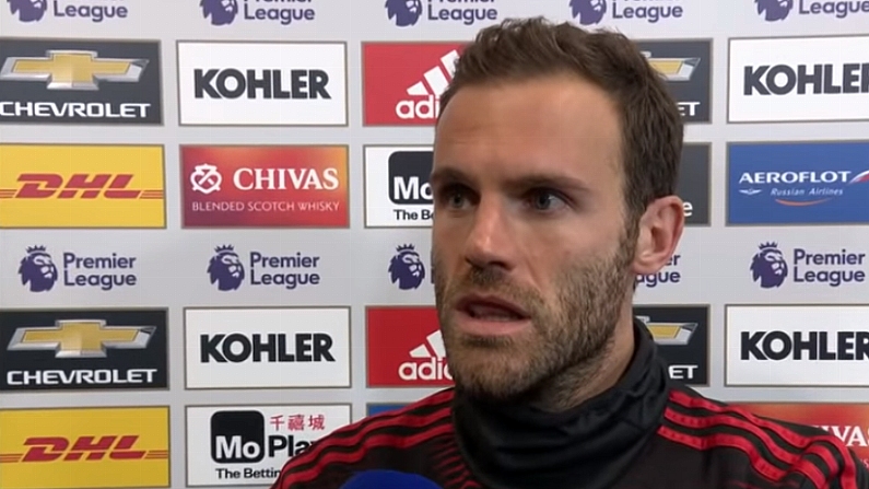 Juan Mata Pens Clear Message For Man United Fans After Huddersfield Draw