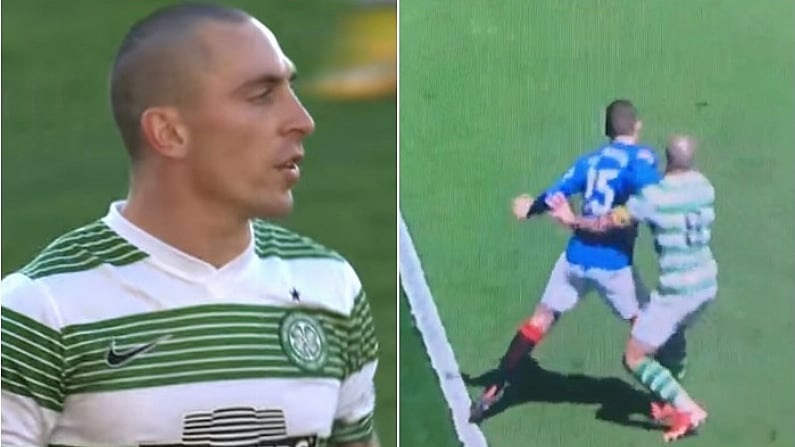 Flanagan Avoids Red Card For Forearm Strike On Scott Brown During Derby Clash