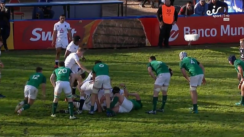 Watch Ireland U20s Star's Moment Of Genius To Score Against England