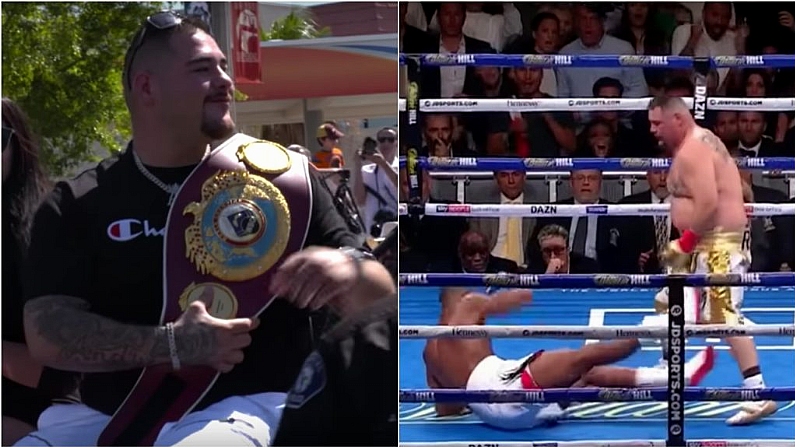 Andy Ruiz Jr Has Already Started The Trash Talk Ahead Of Joshua Rematch