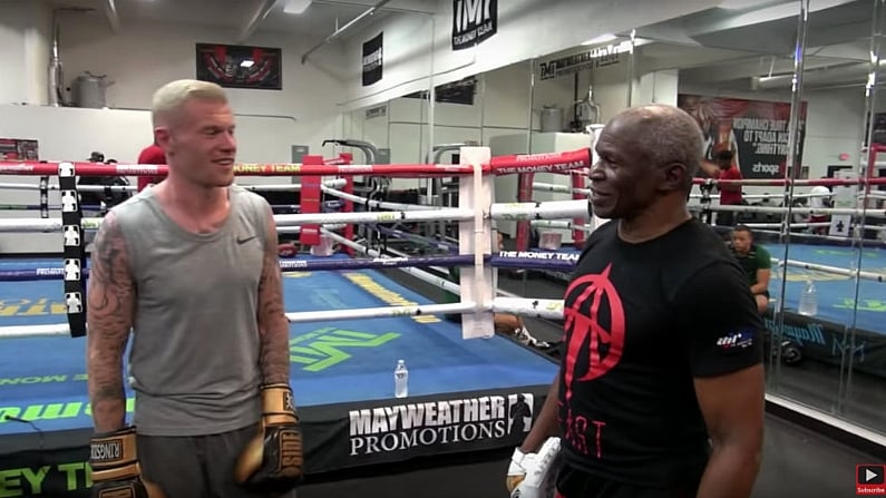 Watch: James McClean Put Through His Paces By Floyd Mayweather Sr. In Las Vegas