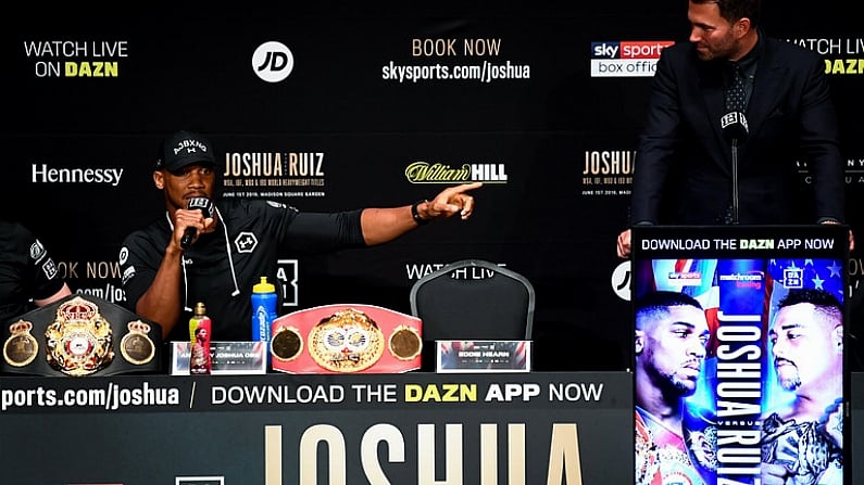 Promoter Eddie Hearn Defends Joshua-Ruiz Rematch Location