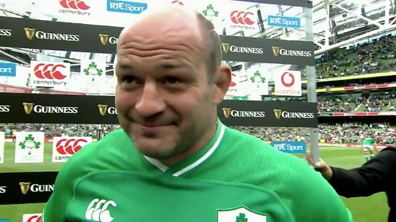 Watch: Rory Best Emotional After Receiving Special Aviva Send-Off