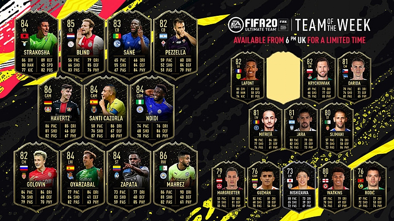 The First Irish Player In A FIFA 20 TOTW Is Finally Here