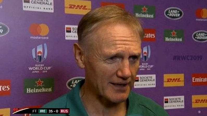 Joe Schmidt Explains Sexton Half-Time Substitution As Ireland Fail To Inspire