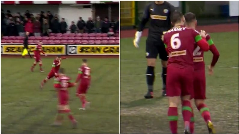 Watch: On-Loan Derry City Defender Scores From Own Half For Cliftonville