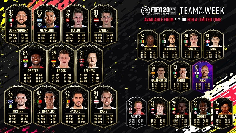 FIFA 20 Team Of The Week 10 Is An Absolute Blockbuster