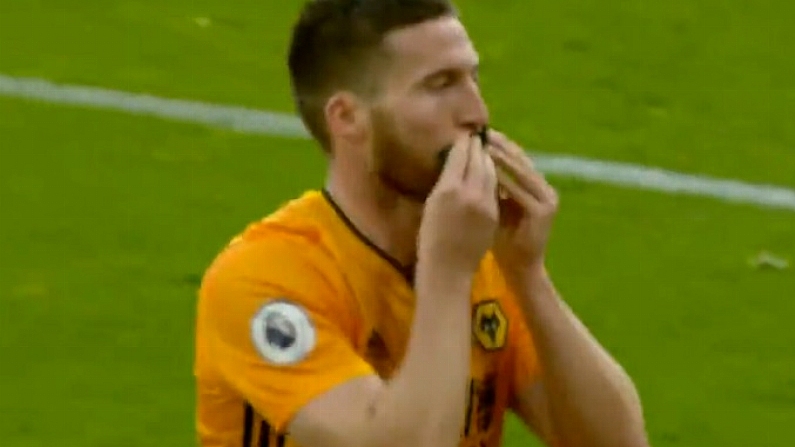 Matt Doherty Scores Again And Celebrates With Touching Gesture