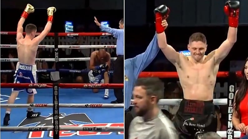 Irish Boxing Prodigy McKenna Lands Savage Body Shot KO While Quigley Returns