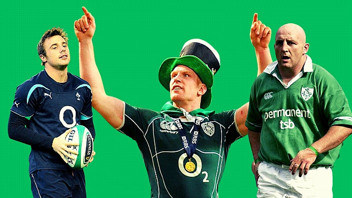 irish rugby paul o'connell keith wood brian o'driscoll tommy bowe brian o'driscoll rob kearney tadhg furlong