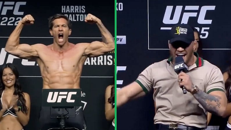 A Ripped Jake Gyllenhaal Crashed UFC 285 For New Movie With Conor McGregor