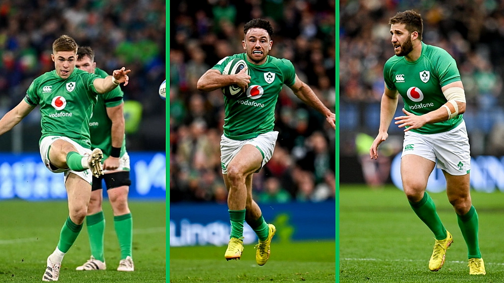 irish rugby hugo keenan stuart mccloskey johnny holland jack crowley kieran campbell