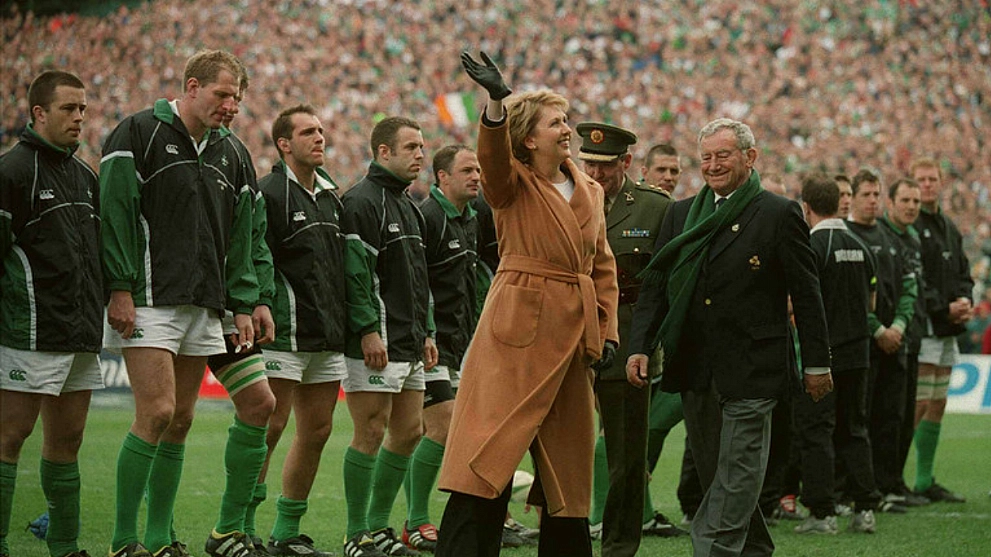 Mary McAleese 2003 Ireland v England