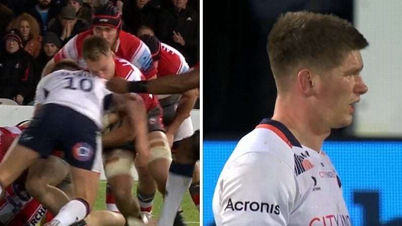 Watch: Owen Farrell Could Be In Trouble For Dangerous Tackle For Saracens