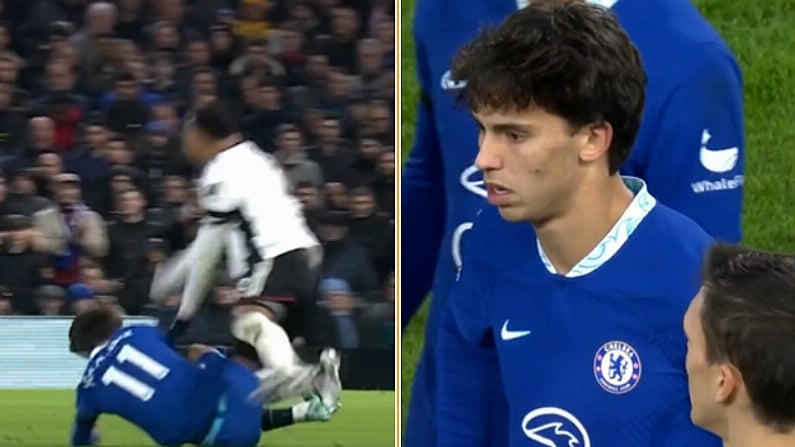 Watch: Joao Felix Sent Off On Chelsea Debut For Horrific Tackle