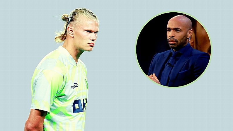 Thierry Henry Identifies Shortcoming In Erling Haaland's Game That Is Causing Current Problems