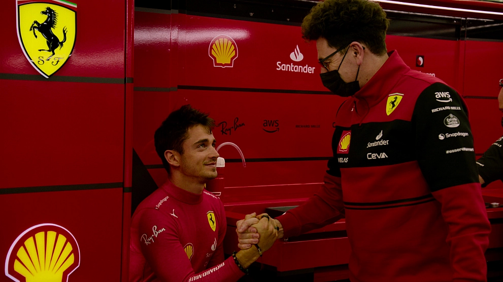 Charles Leclerc Mattia Binotto