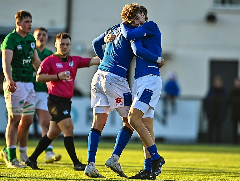 Ireland u20s lose to Italy 