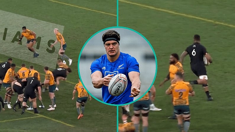 Watch: Outrageous Hit From All Blacks Star Leads To Bizarre Try Against Australia