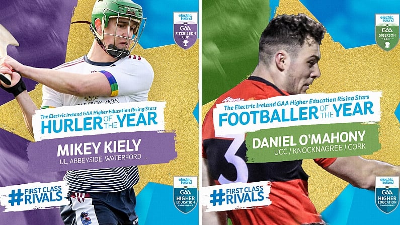 Waterford And Cork Stars Named Higher Education Players Of The Year