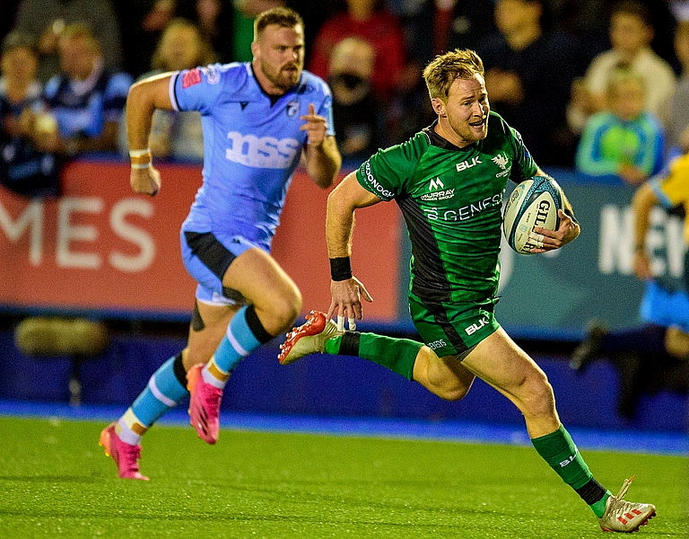 Keiran Marmion Connacht v Cardiff 2022