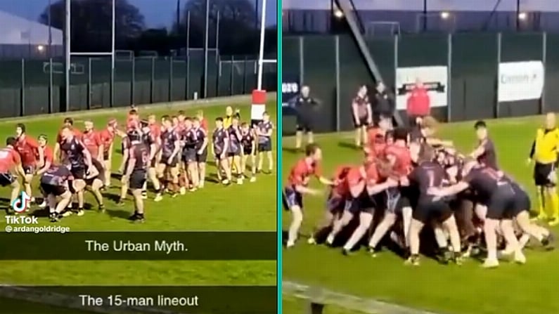 Watch: Irish Junior Rugby Team Produce Magnificent '15-Man Lineout' Drive