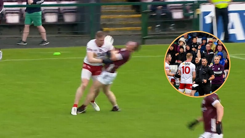 Watch: Tyrone's Frank Burns Sees Red For Horror Jack Glynn Tackle