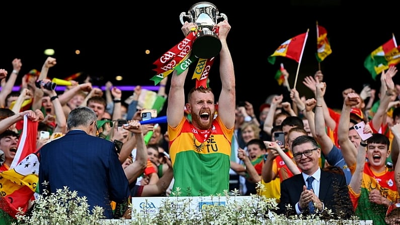 Huge Outpouring Of Joy After Carlow Claim Joe McDonagh Cup Final