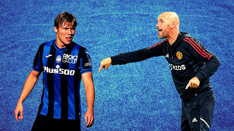 erik ten hag serie a atalanta man united rasmus hojlund