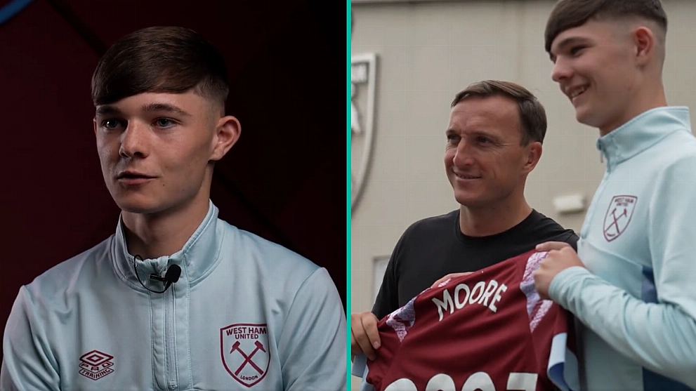 Sean Moore Ireland U19 West Ham Mark Noble