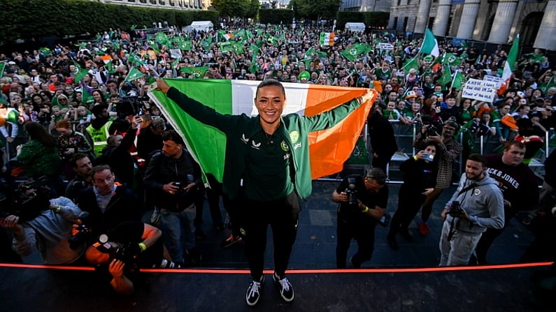 In Pictures: Thousands Turn Out For Ireland World Cup Homecoming