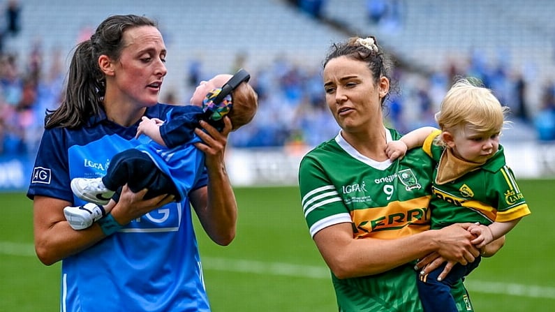 In Pictures: Hannah Tyrrell And Daughter Steal Show After Dublin Vs Kerry