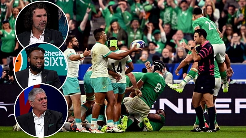 Ex-South Africa Head Coach 'Absolutely Livid' With Referee After Ireland Win