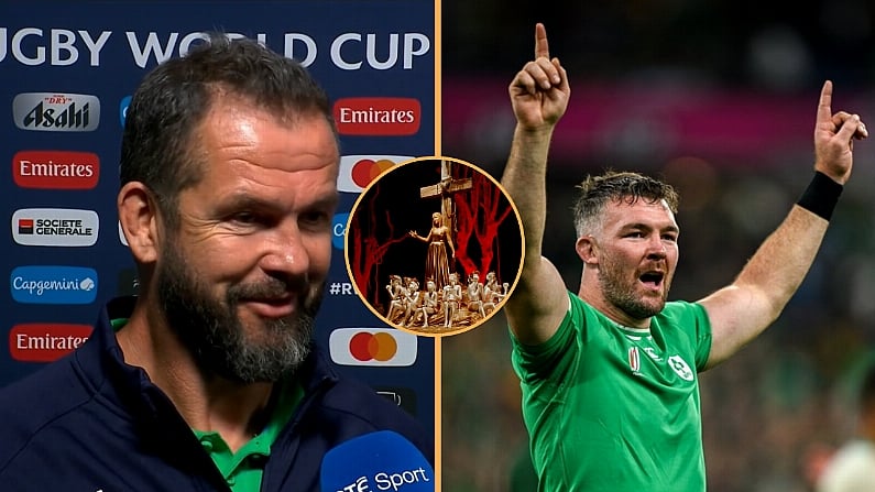 Andy Farrell In Awe At Spinetingling Zombie Rendition In Paris