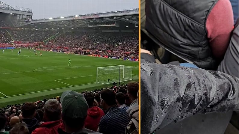 Manchester United Fans Fume Over Shambolic Old Trafford Roof Leak