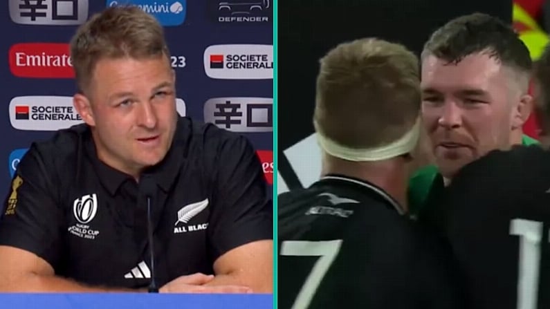 New Zealand Captain Sam Cane Responds To Question On Ireland's Peter O'Mahony Sledging