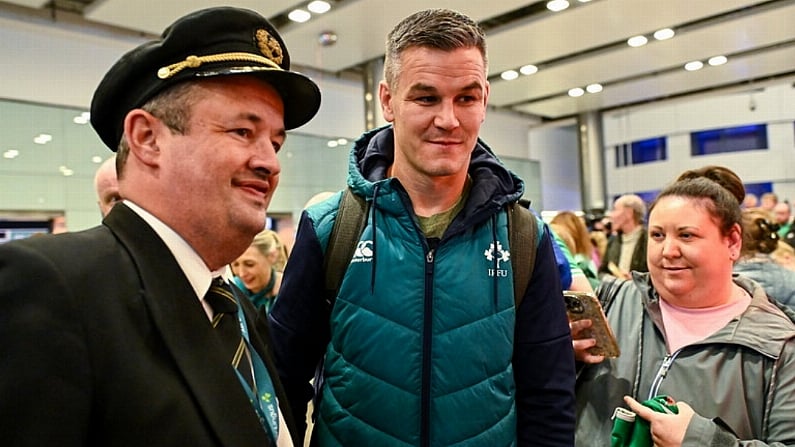 In Pictures: Ireland Squad Greeted At Airport After Rugby World Cup Return