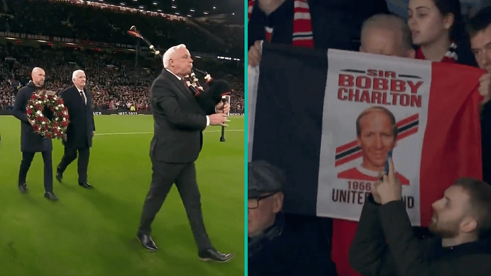 manchester united bobby charlton tribute