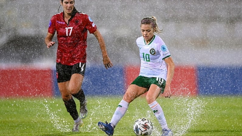 UPDATE: Albania v Ireland To Recommence Despite Farcical Rainfall