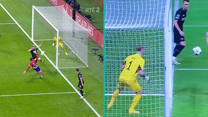 Joe Hart Produced A Baffling Piece Of Goalkeeping In Celtic Loss To Atletico Madrid