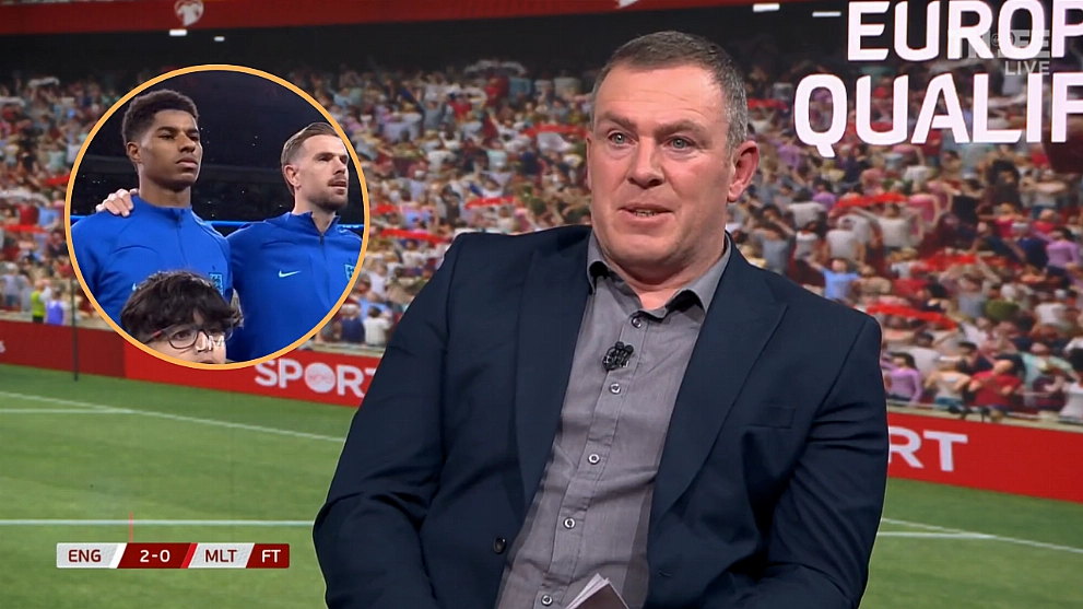 Richard Dunne hammers England players