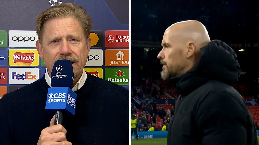 Peter Schmeichel Erik Ten Hag Manchester United