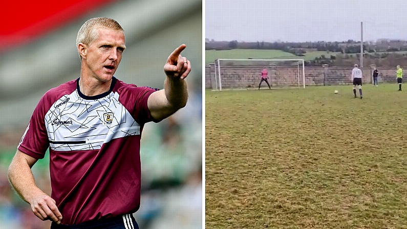 Henry Shefflin Delights Crowd With Classy Moment In Charity Match