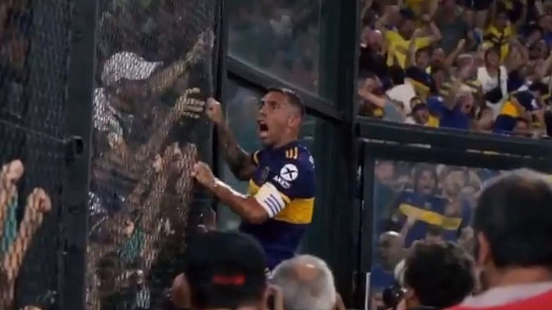 Carlos Tevez Wins The League For Boca And Goes Appropriately Mental