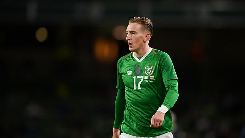 10 September 2019; Ronan Curtis of Republic of Ireland following the 3 International Friendly match between Republic of Ireland and Bulgaria at Aviva Stadium, Dublin. Photo by Eoin Noonan/Sportsfile