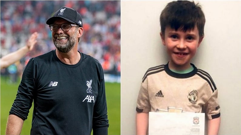 Jurgen Klopp Writes Letter To United Mad Donegal Youngster Who Begged Him To Lose A Match