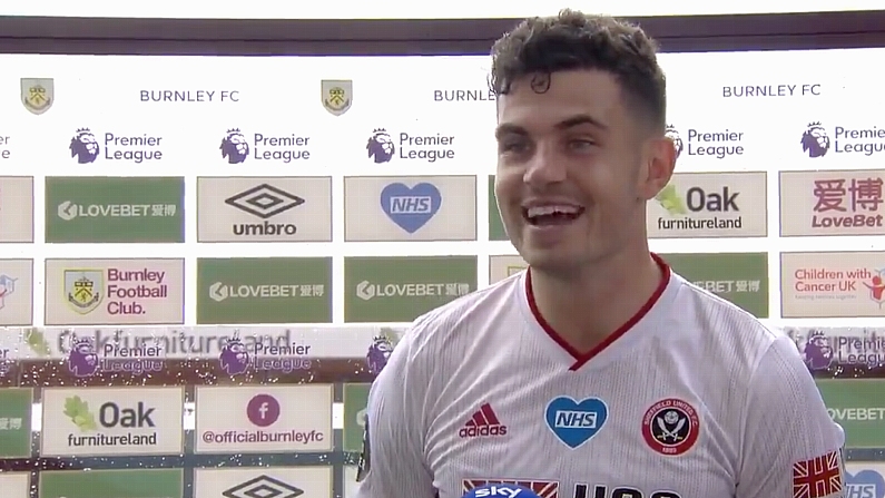 John Egan Had To Be Reminded Of Brilliant Achievement In Post-Match Interview