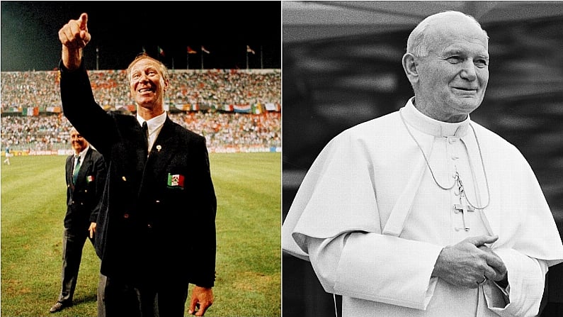 Jack Charlton's Pope Quip After World Cup Exit Has Become The Stuff Of Legends