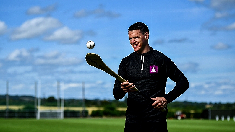 20 July 2020; TJ Reid during AIB The Toughest Summer at Ballyhale Shamrocks GAA in Kilkenny. Photo by David Fitzgerald/Sportsfile *** NO REPRODUCTION FEE ***