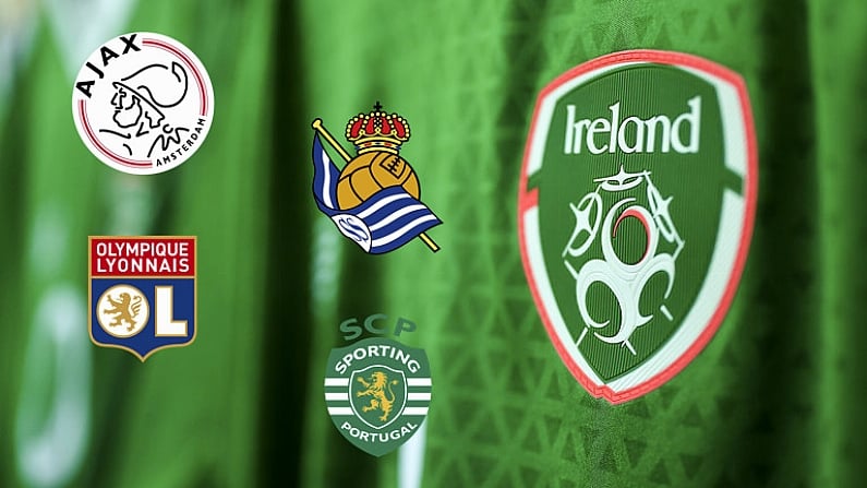 18 November 2019; A general view of Republic of Ireland jerseys in their dressing room before the UEFA Under-17 European Championship Qualifier match between Republic of Ireland and Israel at Turner's Cross in Cork. Photo by Piaras O Midheach/Sportsfile